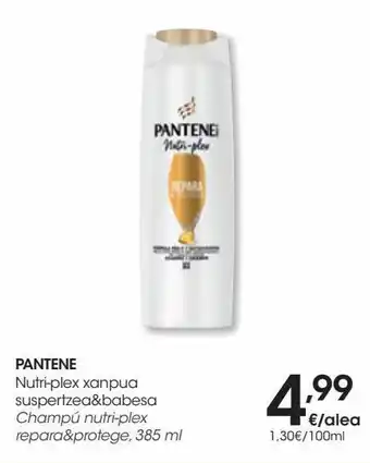 Eroski Pantene champú nutri-plex repara&protege 385 ml oferta