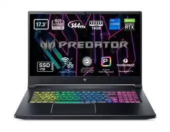 MediaMarkt Portátil gaming- acer predator helios 300 ph317-55, 17 full hd, intel® core™ i7-11800h, 16gb ram, 1tb ssd, rtx3060, sin siste oferta