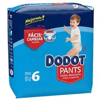 Pañal pants más de 15kg talla 6 28/27ud.