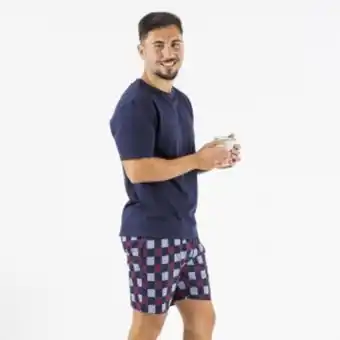Tramas+ Pijama hombre corto blas azul marino oferta