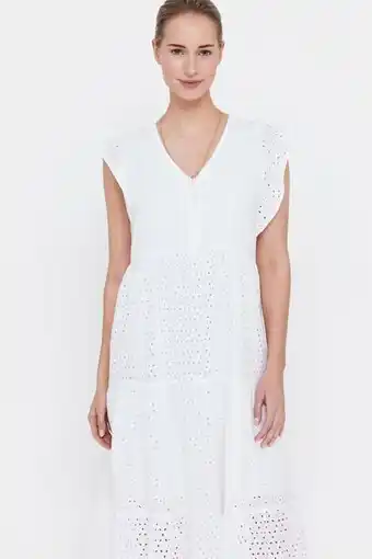 Vestido schiffly largo
