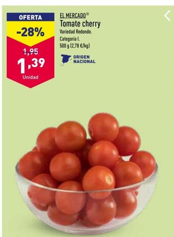 ALDI EL MERCADOⓇ Tomate cherry oferta