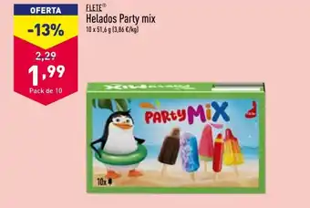 ALDI FLETEⓇ Helados Party mix oferta