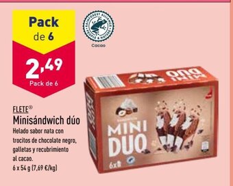 ALDI FLETEⓇ Minisándwich dúo oferta