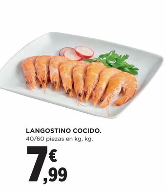 Hipercor LANGOSTINO COCIDO oferta