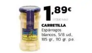 Supermercados Lupa Carretilla Espárragos Blancos 185 gr. oferta