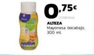 Supermercados Lupa Alteza Mayonesa Bocabajo 300 ml oferta