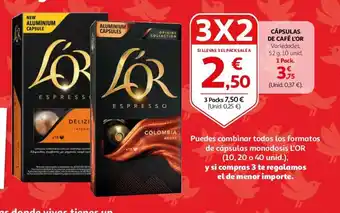 Alcampo CÁPSULAS DE CAFÉ L'OR oferta