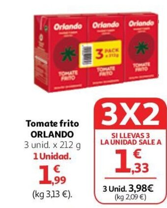 Alcampo Tomate frito ORLANDO oferta