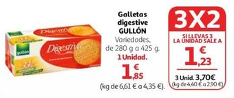 Alcampo Galletas digestive GULLÓN oferta