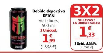Alcampo Bebida deportiva REIGN oferta