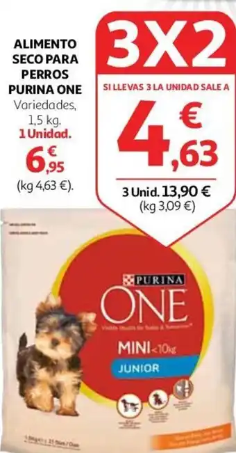 Alcampo ALIMENTO SECO PARA PERROS PURINA ONE oferta