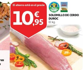 Alcampo SOLOMILLO DE CERDO DUROC oferta