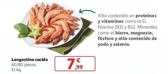 Alcampo Langostino cocido oferta