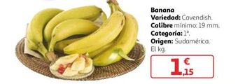Alcampo Banana oferta