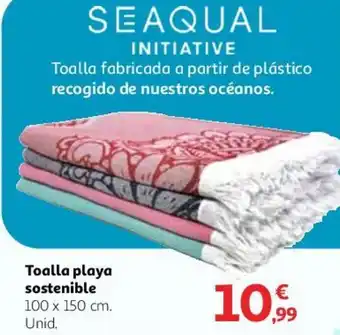 Alcampo Toalla playa sostenible oferta