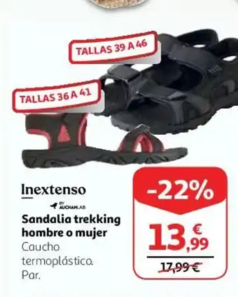 Alcampo Sandalia trekking hombre o mujer oferta