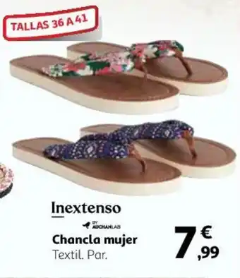 Alcampo Chancla mujer oferta