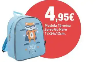 PrimaPrix Mochila Térmica Zorro Go Hero 17x24x12cm oferta
