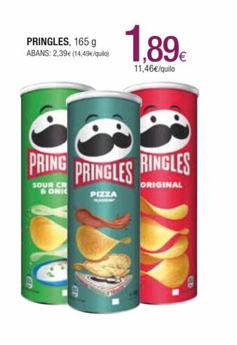 Condis PRINGLES, 165 g oferta