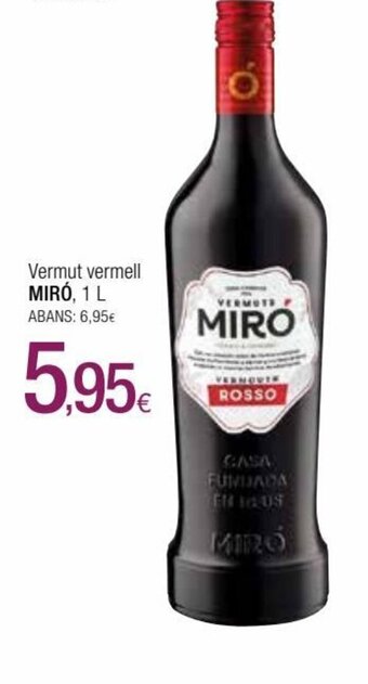 Condis Vermut vermell MIRÓ, 1 L oferta