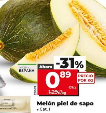 La Plaza de DIA Melón piel de sapo oferta