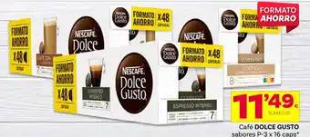 Supermercados Dani Café DOLCE GUSTO sabores P-3 x 16 caps* oferta