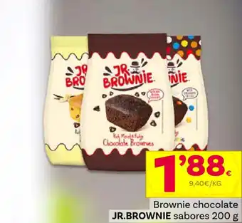 Brownie chocolate JR.BROWNIE sabores 200 g