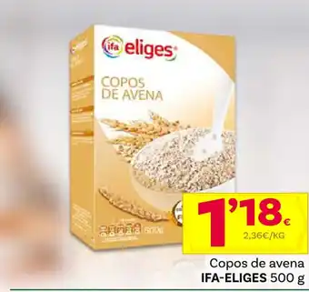 Supermercados Dani Copos de avena IFA-ELIGES 500 g oferta