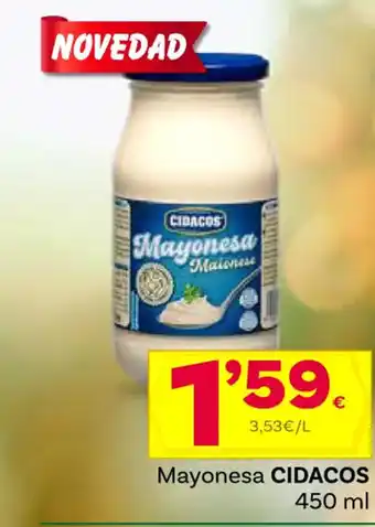 Supermercados Dani Mayonesa CIDACOS 450 ml oferta