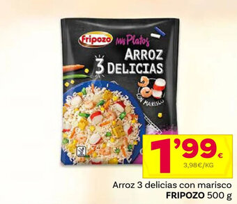Supermercados Dani Arroz 3 delicias con marisco FRIPOZO 500 g oferta
