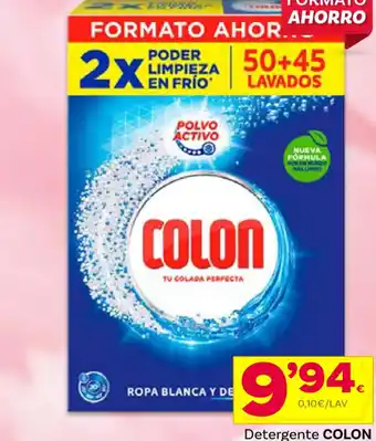 Supermercados Dani Detergente COLON polvo 50 + 45 lav* oferta
