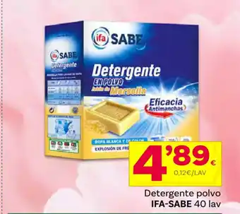Supermercados Dani Detergente polvo IFA-SABE 40 lav oferta