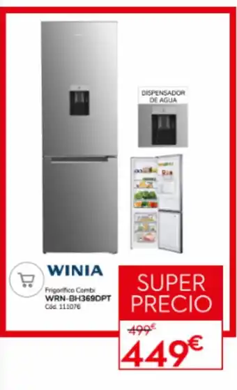Conforama Frigorifico Combi WRN-BH369DPT Cód. 111076 oferta