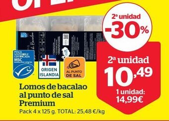 La Sirena Lomos de bacalao oferta