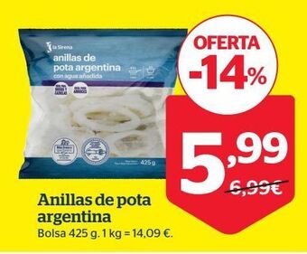 La Sirena Anillas de pota oferta
