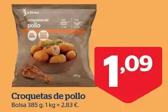 La Sirena Croquetas de pollo oferta