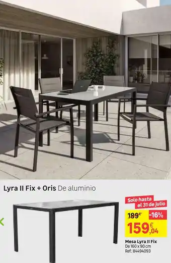 Leroy Merlin Mesa lyra ii fix oferta