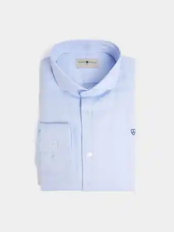 Camisa dobby class celeste