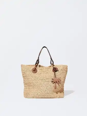 Parfois Shopper de paja colgante shopper de paja colgante oferta
