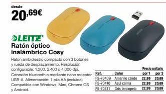 Staples Kalamazoo Ratón óptico rueda oferta