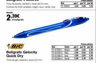 Staples Kalamazoo Bolígrafos bic oferta