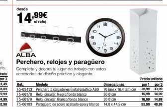 Staples Kalamazoo Relojes alba oferta