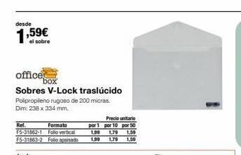 Staples Kalamazoo Sobres vertical oferta