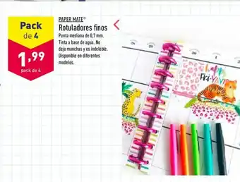 ALDI Paper Mate Rotuladores finos oferta