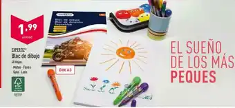 ALDI Expertiz Bloc de dibujo 40 hojas oferta