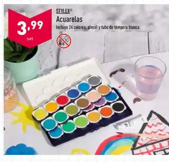 ALDI Stylex Acuarelas oferta