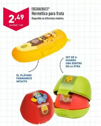 ALDI Fresh&Fruity Hermético para fruta oferta