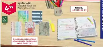 ALDI Agenda escolar oferta