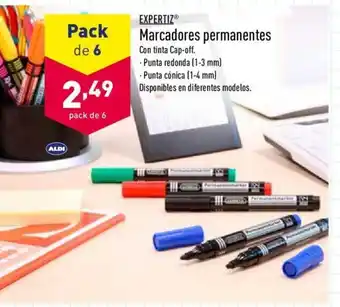 ALDI Expertiz Marcadores permanentes oferta
